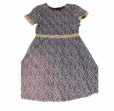Zebra pattern dress